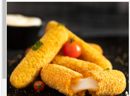 صوابع موتزريلا متبلة 1/2ك