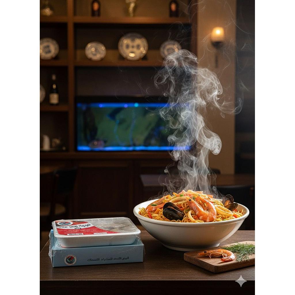 عرض شوربة سي فود مع كيلو جمبري 