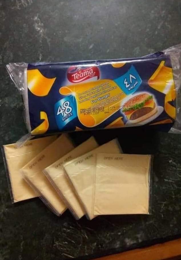 جبنة طعمة شرائح