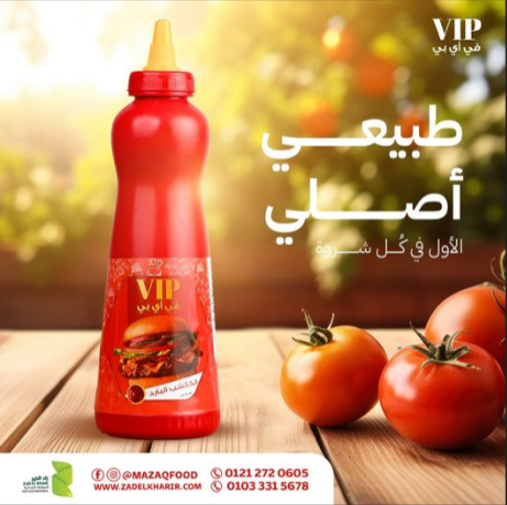 كاتشب بارد في اي بي 500 جم  زاد 